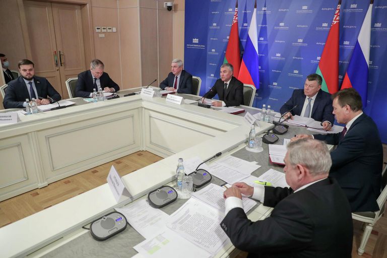 Пятьдесят девятая сессия Парламентского Собрания Союза Беларуси и России прошла 21 декабря в режиме видеоконференции Пятьдесят девятая сессия Парламентского Собрания Союза Беларуси и России прошла 21 декабря в режиме видеоконференции