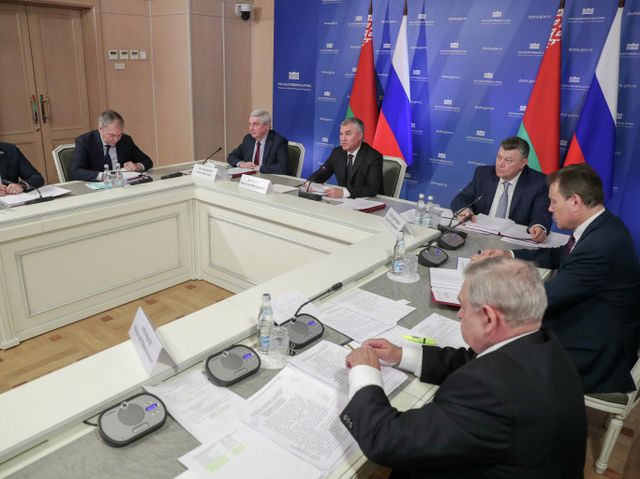 Пятьдесят девятая сессия Парламентского Собрания Союза Беларуси и России прошла 21 декабря в режиме видеоконференции Пятьдесят девятая сессия Парламентского Собрания Союза Беларуси и России прошла 21 декабря в режиме видеоконференции