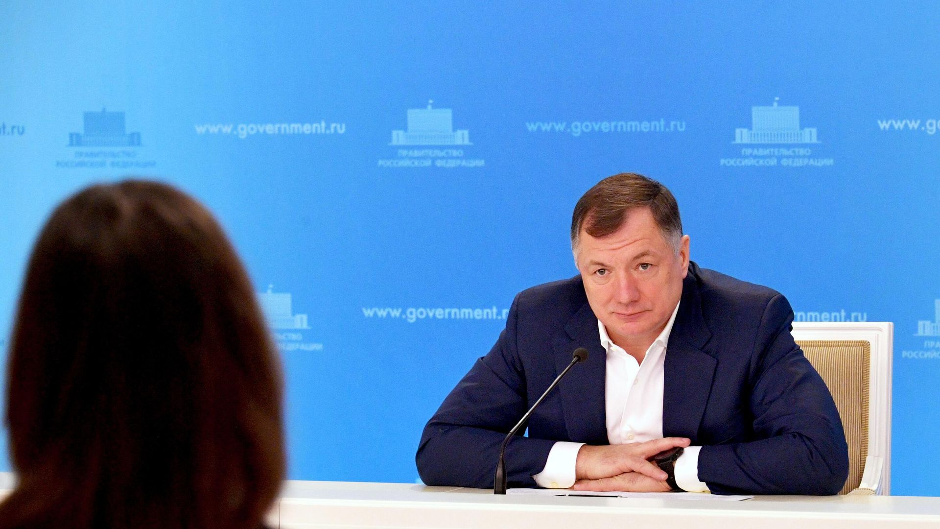 Брифинг вице-премьера РФ Марата Хуснуллина Брифинг вице-премьера РФ Марата Хуснуллина - РИА Новости, 1920, 16.04.2021