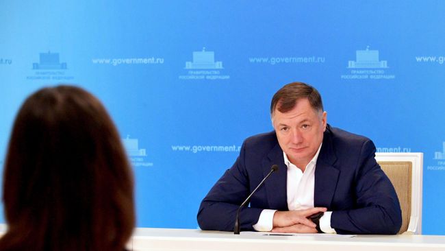 Брифинг вице-премьера РФ Марата Хуснуллина