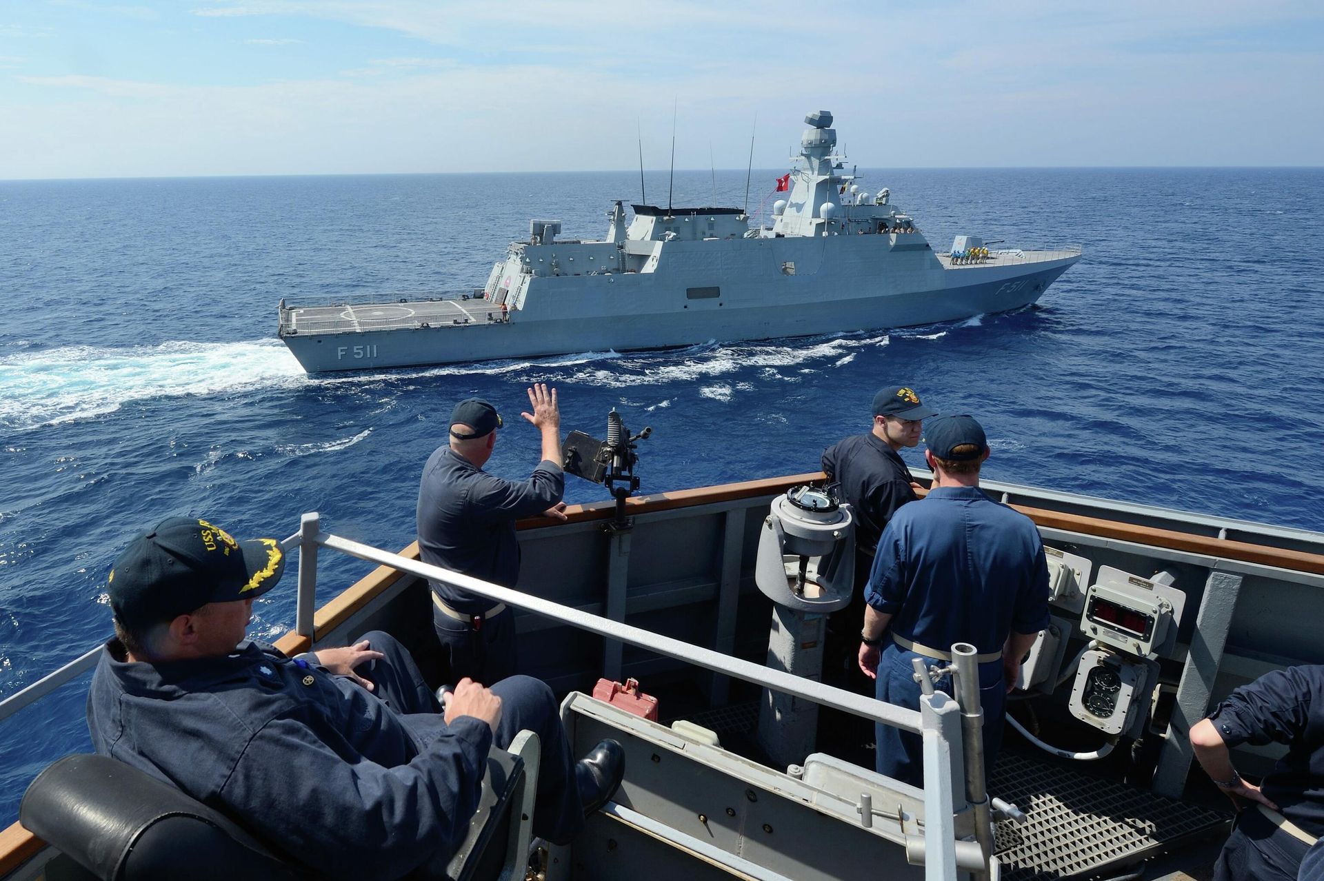 Корвет F511 Heybeliada в Средиземном море Корвет F511 Heybeliada в Средиземном море - РИА Новости, 1920, 12.11.2021