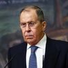 Министр иностранных дел РФ Сергей Лавров во время пресс-конференции Министр иностранных дел РФ Сергей Лавров во время пресс-конференции