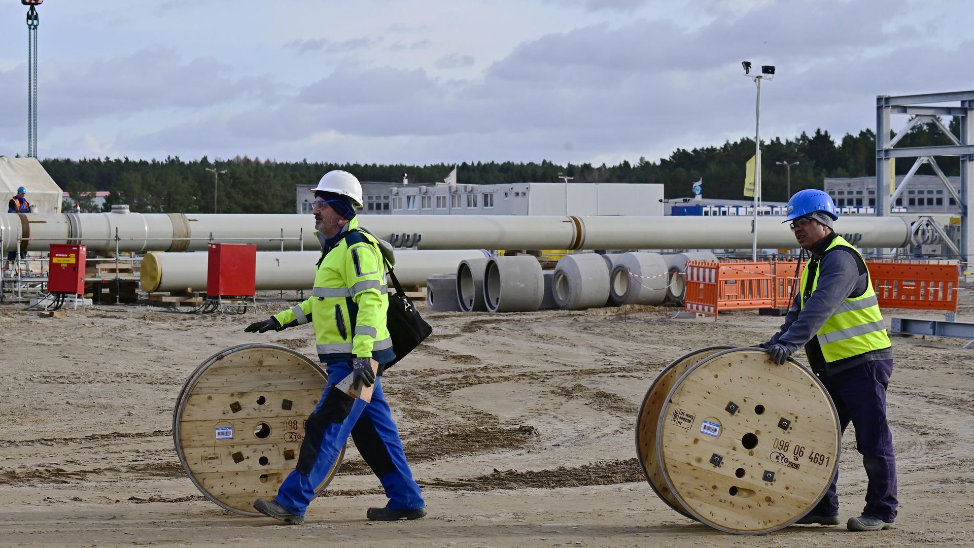 Строительство газопровода Nord Stream-2 в немецком Любмине Строительство газопровода Nord Stream-2 в немецком Любмине - РИА Новости, 1920, 03.01.2021