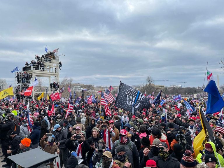 Акция протеста сторонников Д. Трампа в Вашингтоне Акция протеста сторонников Д. Трампа в Вашингтоне