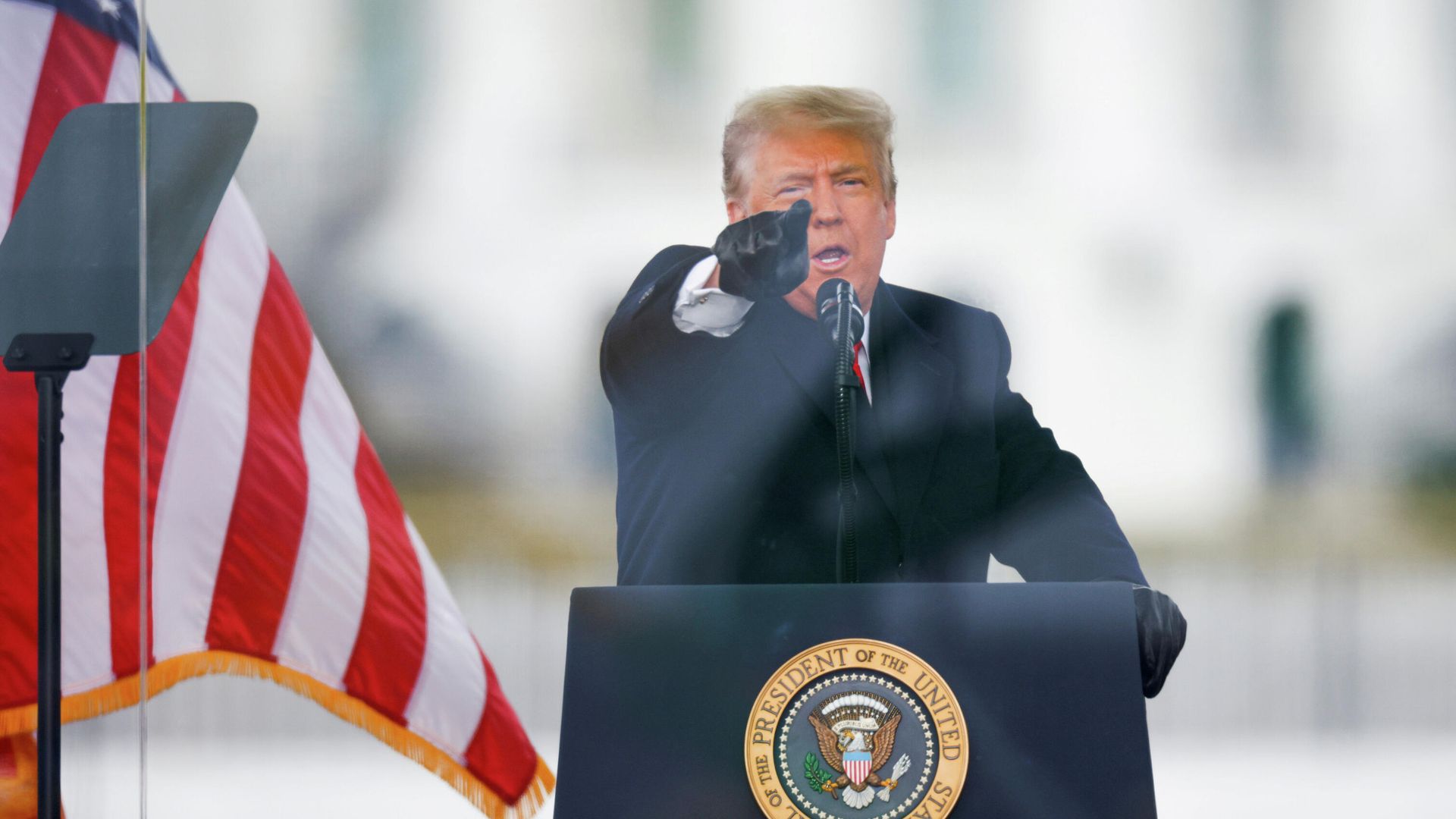 Президент США Дональд Трамп Президент США Дональд Трамп - РИА Новости, 1920, 13.01.2021