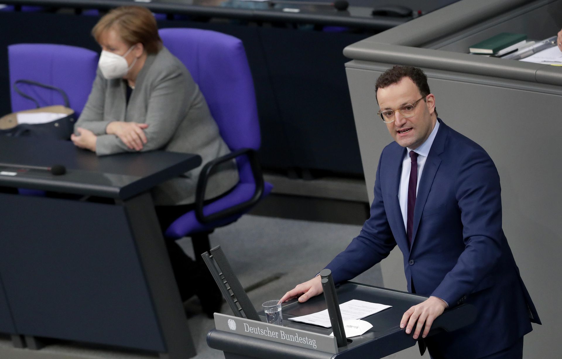 Министр здравоохранения Германии Йенс Шпан выступающего с речью о текущих событиях пандемии коронавируса в Германии на заседании парламента, Бундестага Министр здравоохранения Германии Йенс Шпан выступающего с речью о текущих событиях пандемии коронавируса в Германии на заседании парламента, Бундестага - РИА Новости, 1920, 05.05.2026
