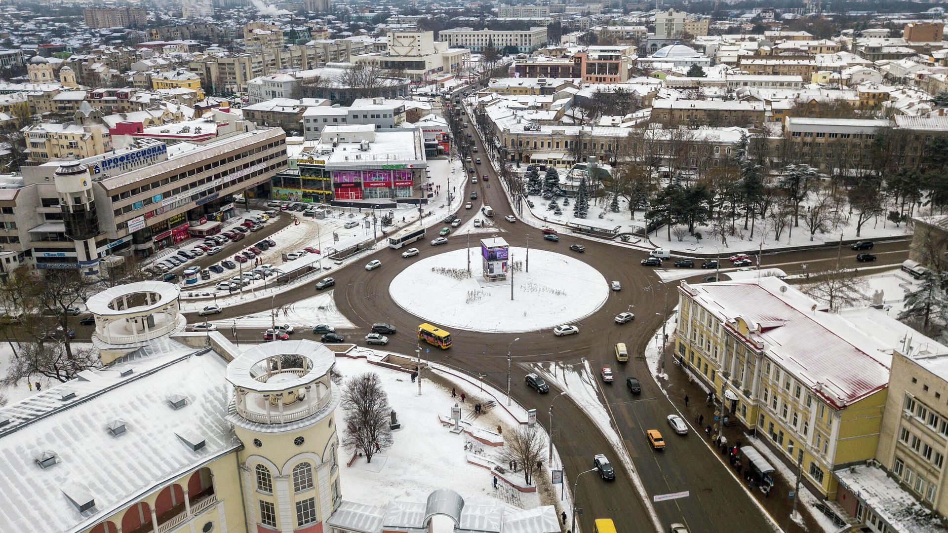 Заснеженный Симферополь Заснеженный Симферополь - РИА Новости, 1920, 20.01.2023