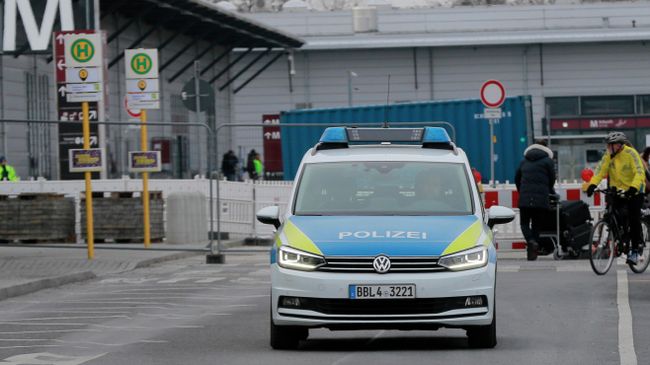 Полицейский автомобиль в Берлине