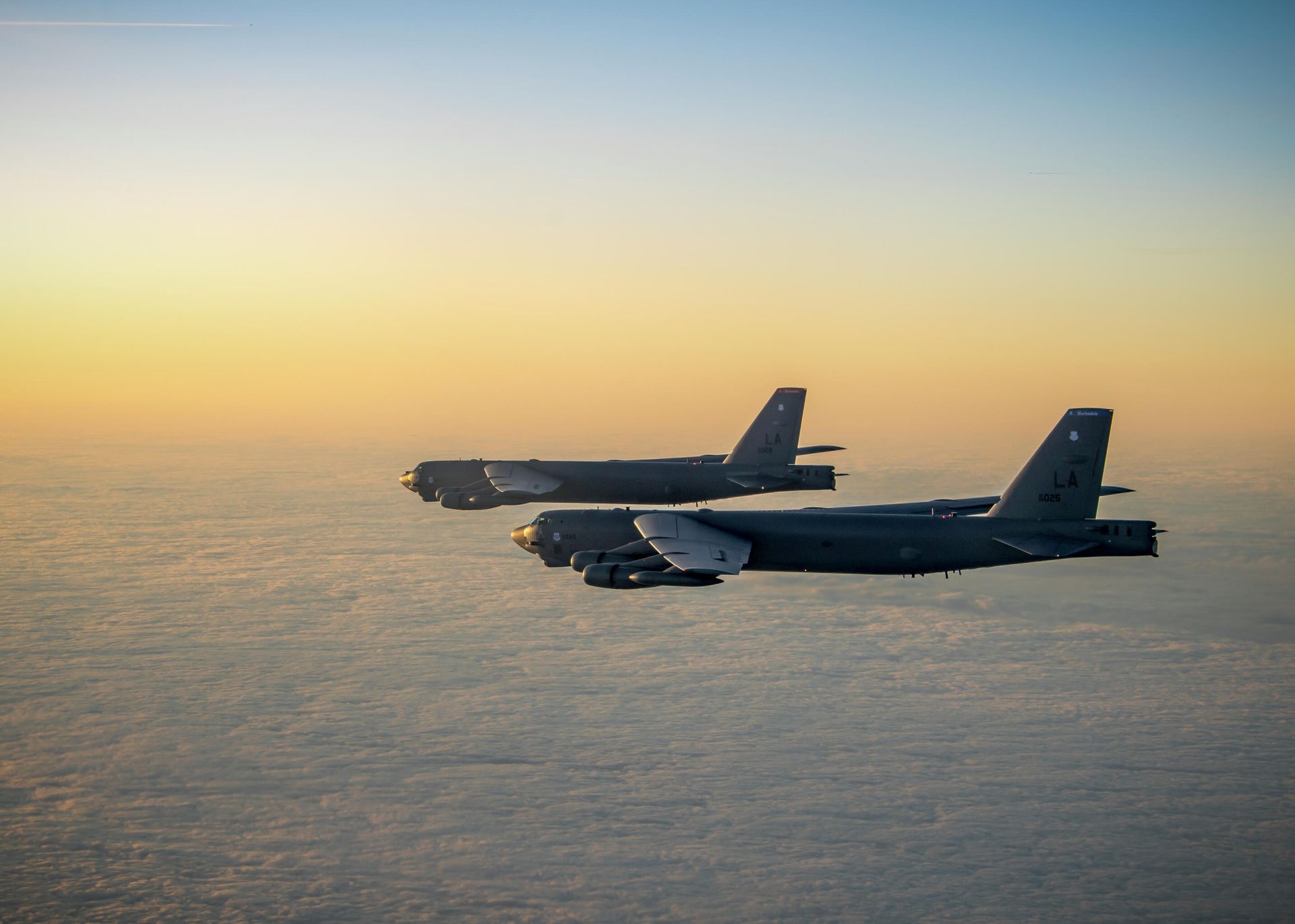 Американские стратегические бомбардировщики B-52 Стратофортресс Американские стратегические бомбардировщики B-52 Стратофортресс - РИА Новости, 1920, 30.12.2025