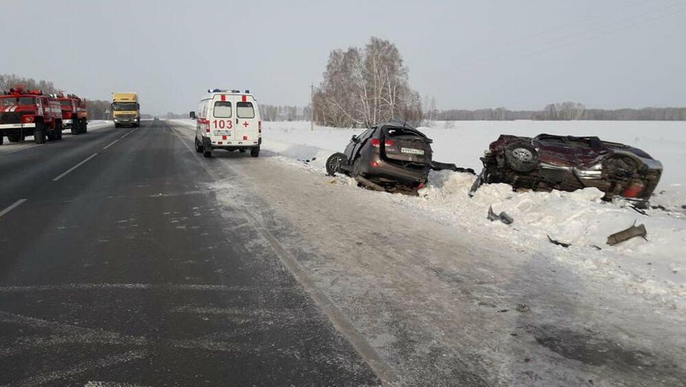 ДТП в Черепановском районе Новосибирской области ДТП в Черепановском районе Новосибирской области - РИА Новости, 1920, 23.01.2021