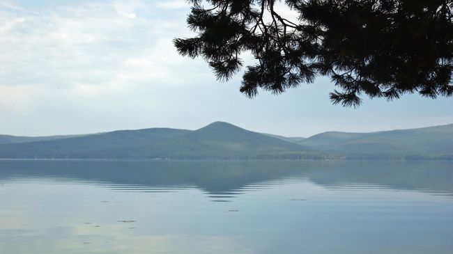 Озеро Тургояк в Челябинской области