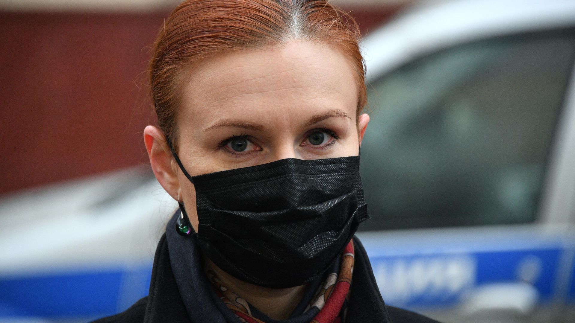 Мария Бутина в одиночном пикете против травли работников российских СМИ в Латвии и Прибалтике у посольства Латвии в Москве Мария Бутина в одиночном пикете против травли работников российских СМИ в Латвии и Прибалтике у посольства Латвии в Москве - РИА Новости, 1920, 18.03.2021