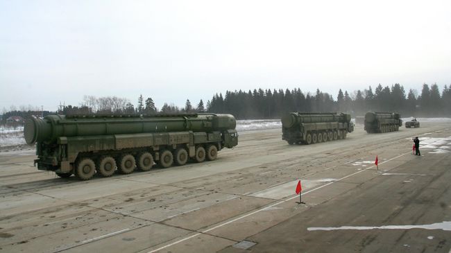 Три автономных пусковых установки РВСН. Архивное фото
