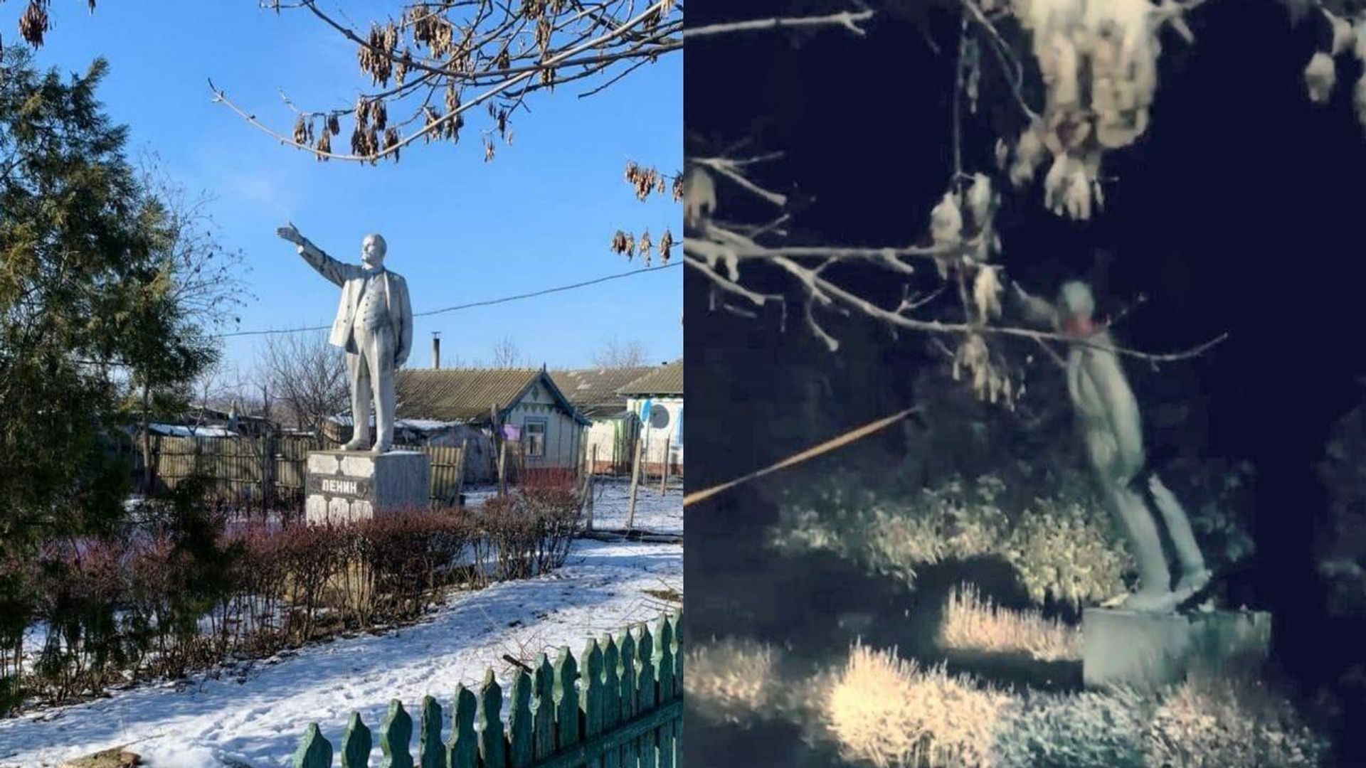 Памятник Ленину в Одесской области до и после сноса - РИА Новости, 1920, 27.01.2021