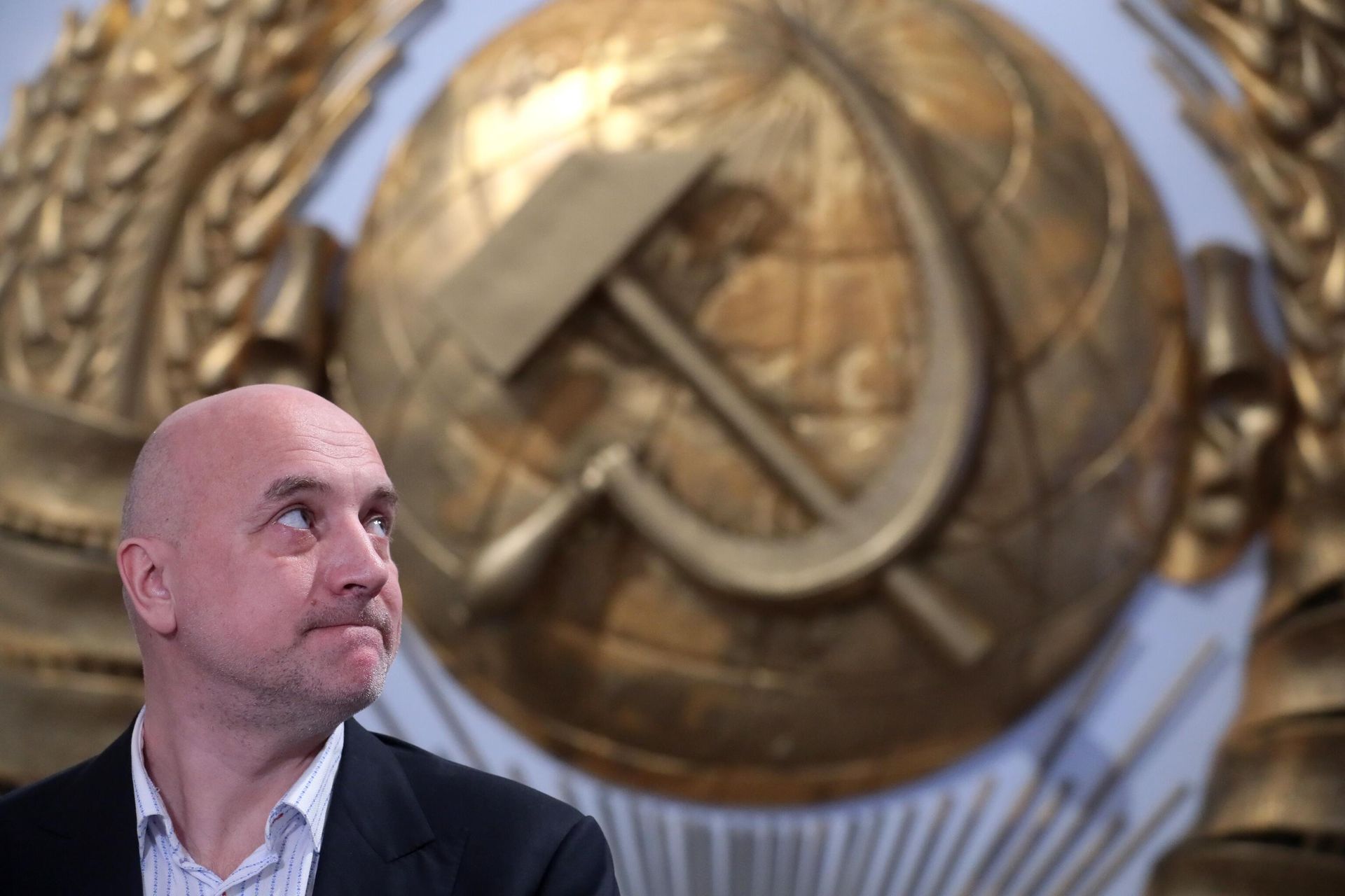 Писатель Захар Прилепин во время подписания манифеста партий Справедливая Россия, За Правду и Патриоты России об объединении в Москве - РИА Новости, 1920, 24.06.2021