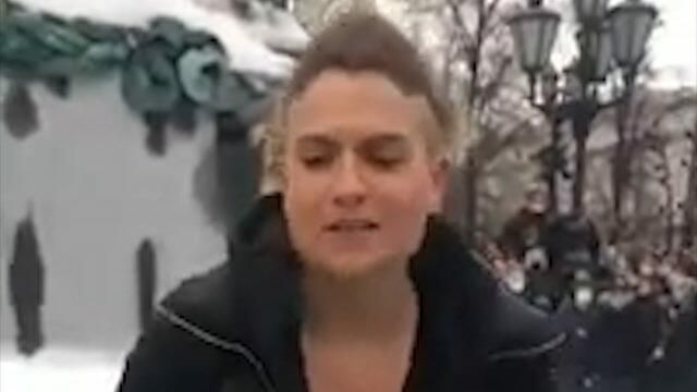 Уроженку Украины Ольгу Бендас задержала полиция. Кадры СК Уроженку Украины Ольгу Бендас задержала полиция. Кадры СК - РИА Новости, 1920, 29.01.2021