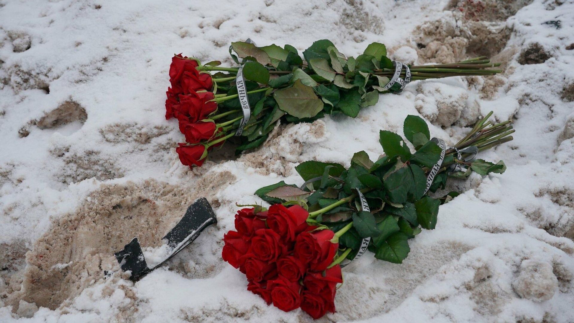 Цвета на месте аварии на трассе М5 под Сызранью Цвета на месте аварии на трассе М5 под Сызранью - РИА Новости, 1920, 30.01.2021