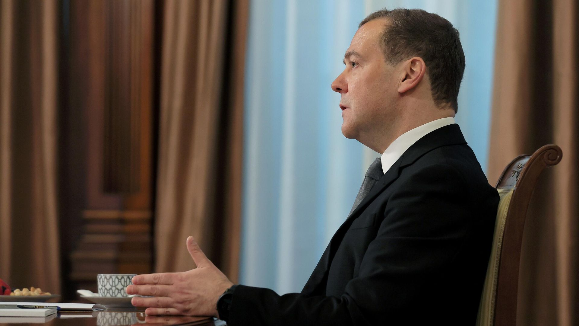 Заместитель председателя Совета безопасности РФ Дмитрий Медведев - РИА Новости, 1920, 25.08.2026