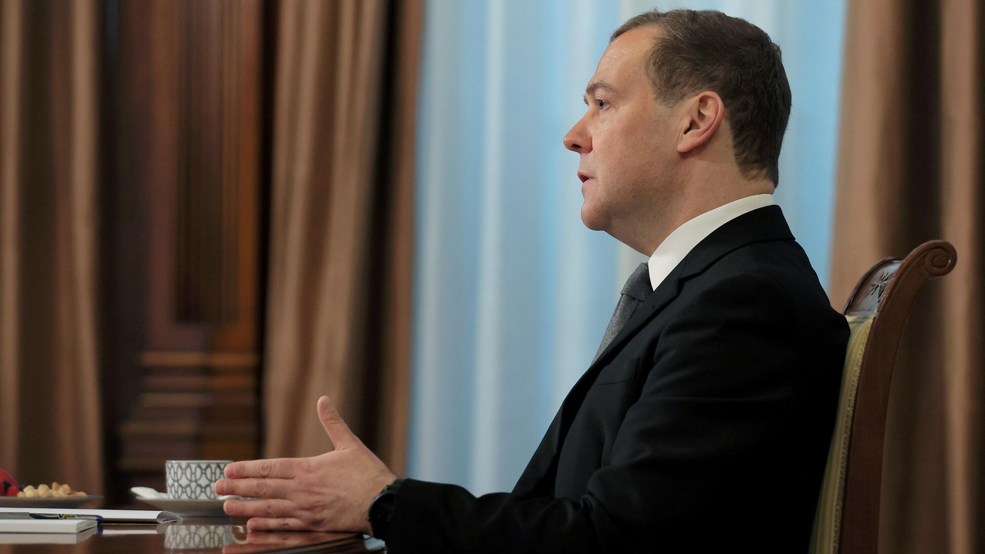 Заместитель председателя Совета безопасности РФ Дмитрий Медведев Заместитель председателя Совета безопасности РФ Дмитрий Медведев - РИА Новости, 1920, 25.08.2026