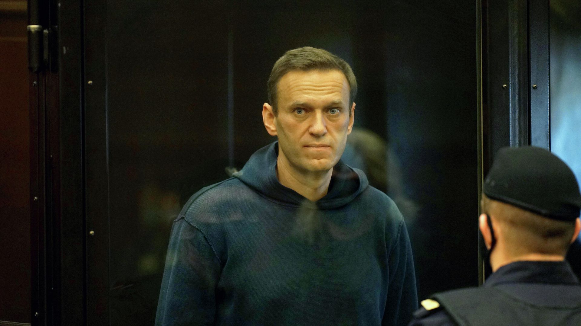 Алексей Навальный во время заседания Мосгорсуда Алексей Навальный во время заседания Мосгорсуда - РИА Новости, 1920, 06.04.2021