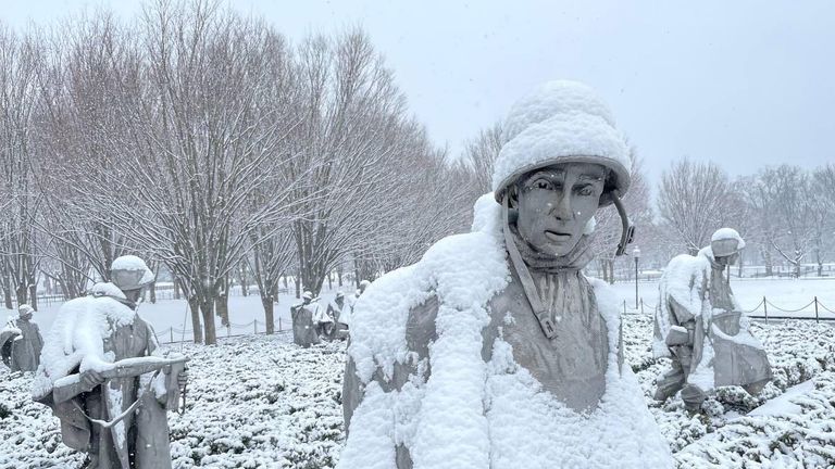 Мемориал ветеранов корейской войны в Вашингтоне Мемориал ветеранов корейской войны в Вашингтоне