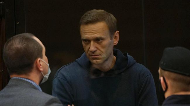 Алексей Навальный на заседании Московского городского суда