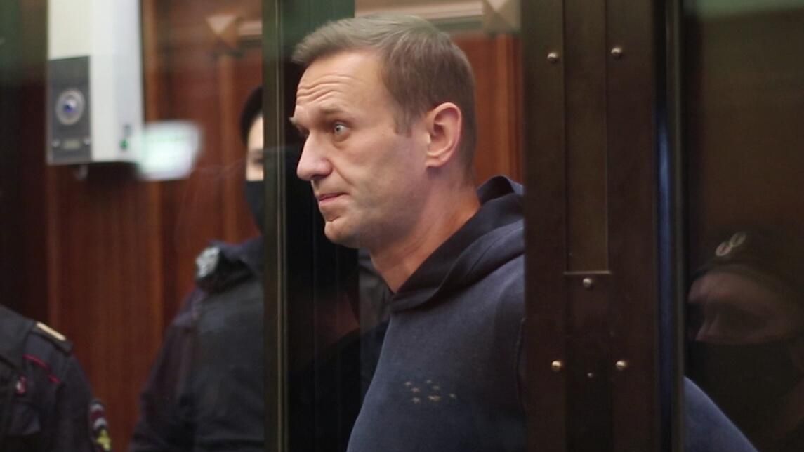 Алексей Навальный на заседании Московского городского суд. Кадр видео Алексей Навальный на заседании Московского городского суд. Кадр видео - РИА Новости, 1920, 03.02.2021