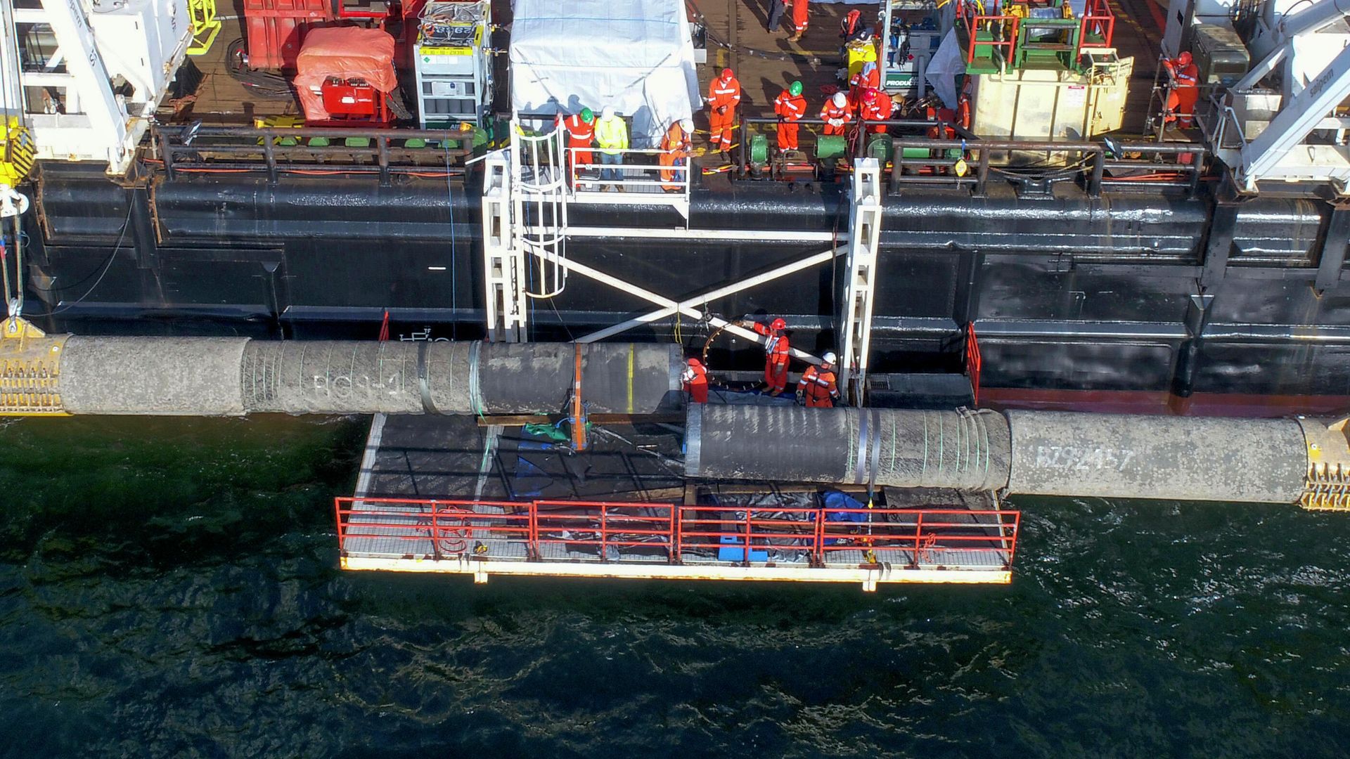 Строительство газопровода Северный поток - 2 в Германии Строительство газопровода Северный поток - 2 в Германии - РИА Новости, 1920, 02.02.2021