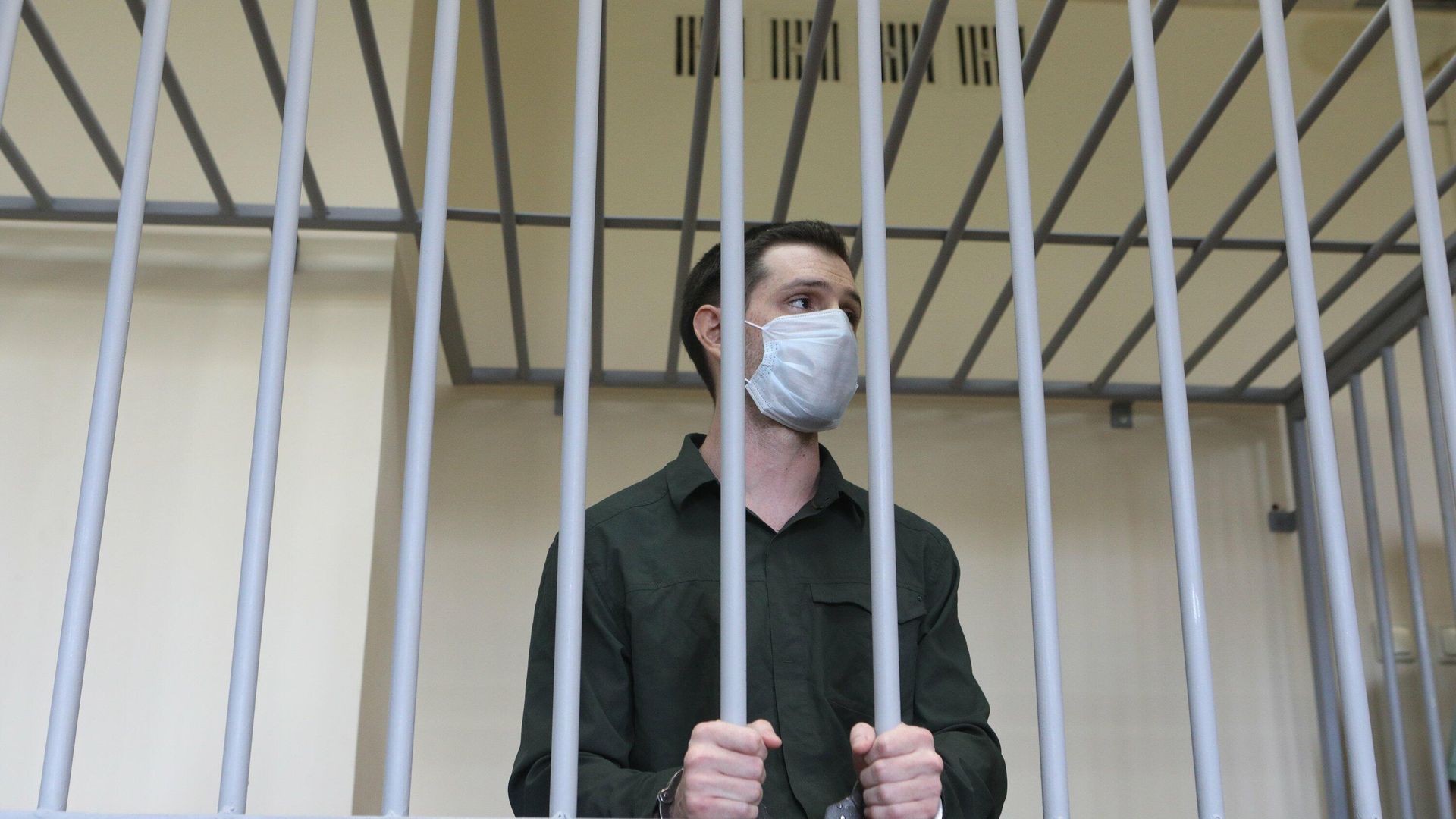Оглашение приговора в Головинском суде американскому студенту из Техаса Тревору Риду по делу о нападении на полицейских в Москве Оглашение приговора в Головинском суде американскому студенту из Техаса Тревору Риду по делу о нападении на полицейских в Москве - РИА Новости, 1920, 28.06.2021