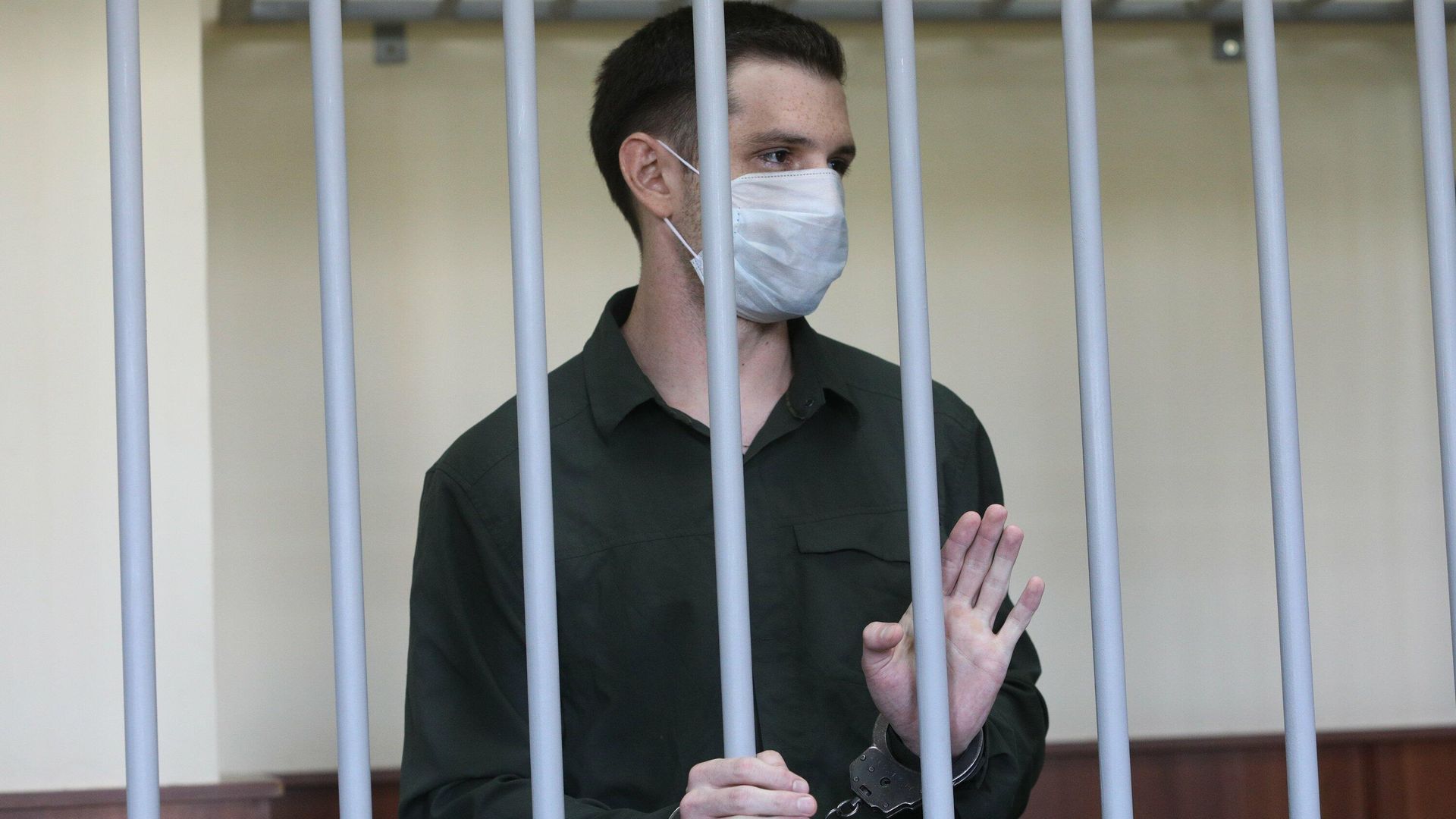Оглашение приговора в Головинском суде американскому студенту из Техаса Тревору Риду по делу о нападении на полицейских в Москве - РИА Новости, 1920, 12.04.2022