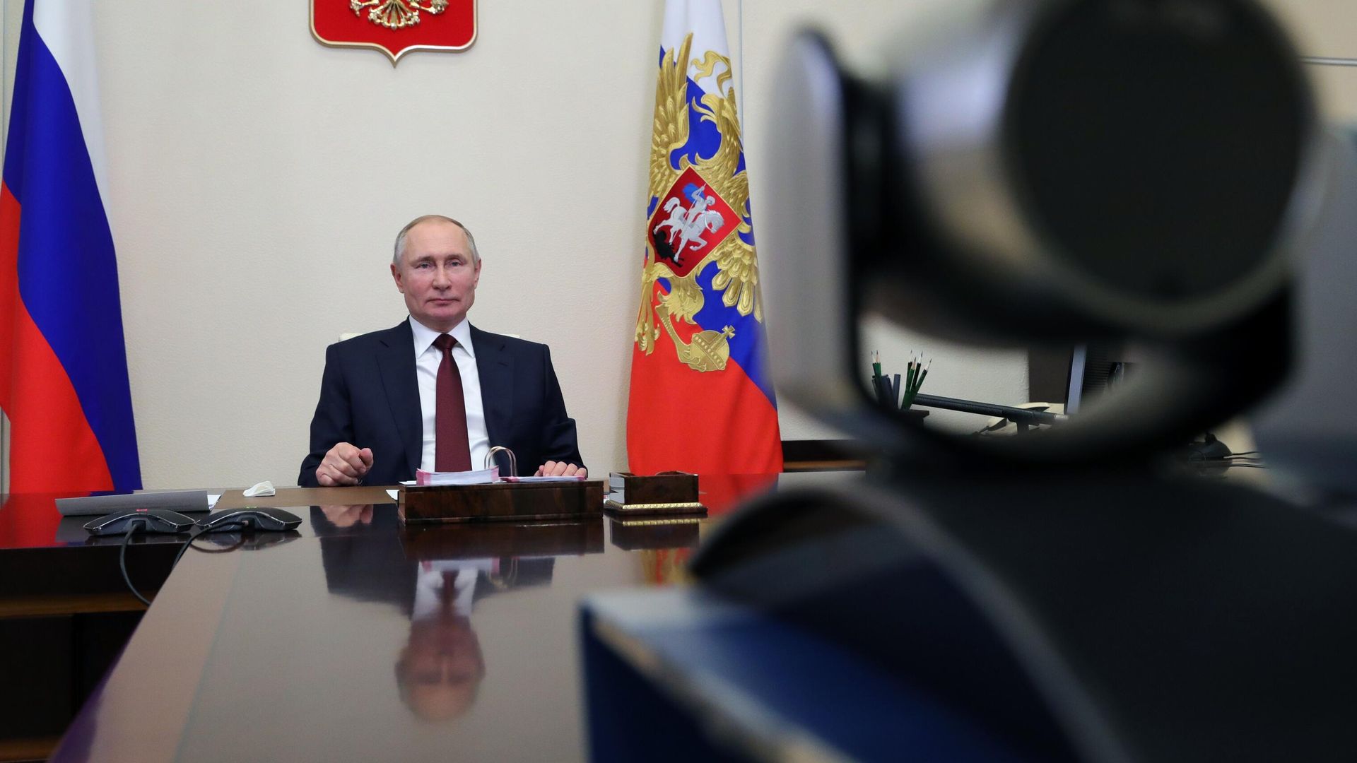 Президент РФ Владимир Путин проводит заседание Совета по науке и образованию в режиме видеоконференции Президент РФ Владимир Путин проводит заседание Совета по науке и образованию в режиме видеоконференции - РИА Новости, 1920, 08.02.2021