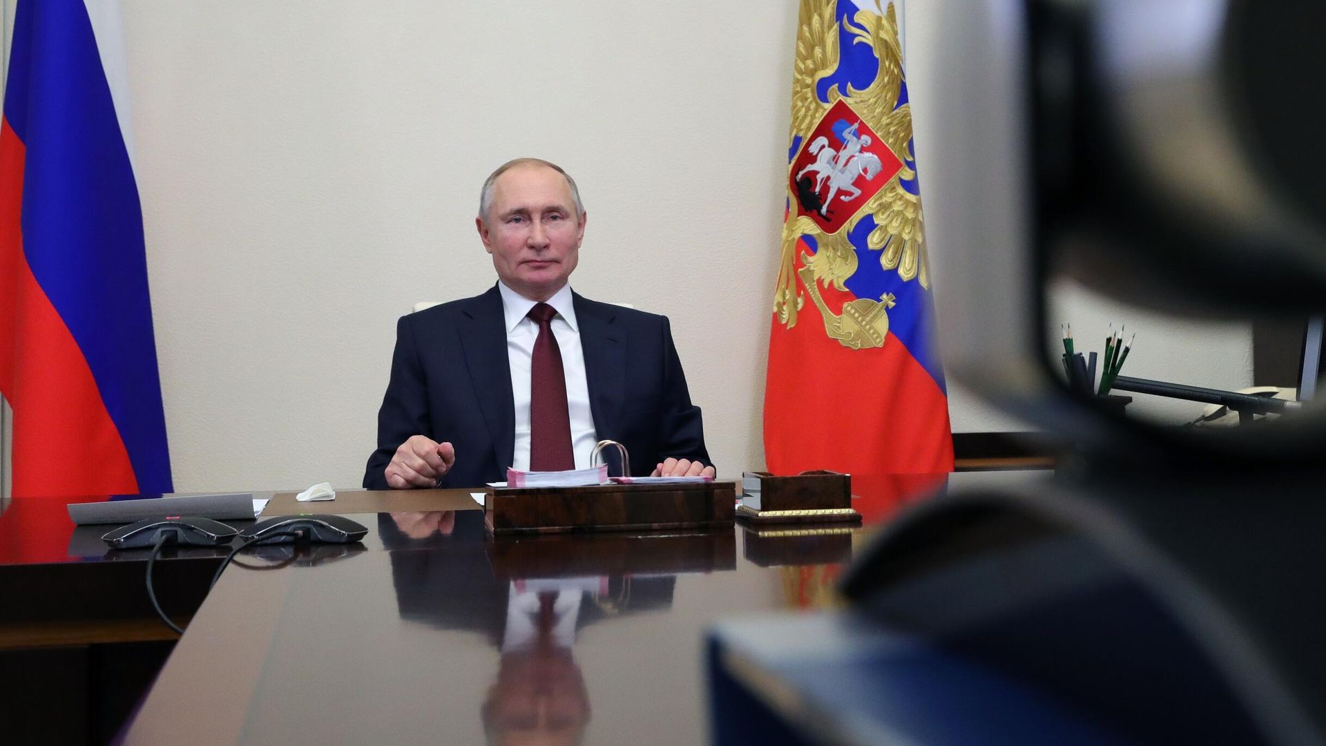 Президент РФ Владимир Путин проводит заседание Совета по науке и образованию в режиме видеоконференции Президент РФ Владимир Путин проводит заседание Совета по науке и образованию в режиме видеоконференции - РИА Новости, 1920, 08.02.2021