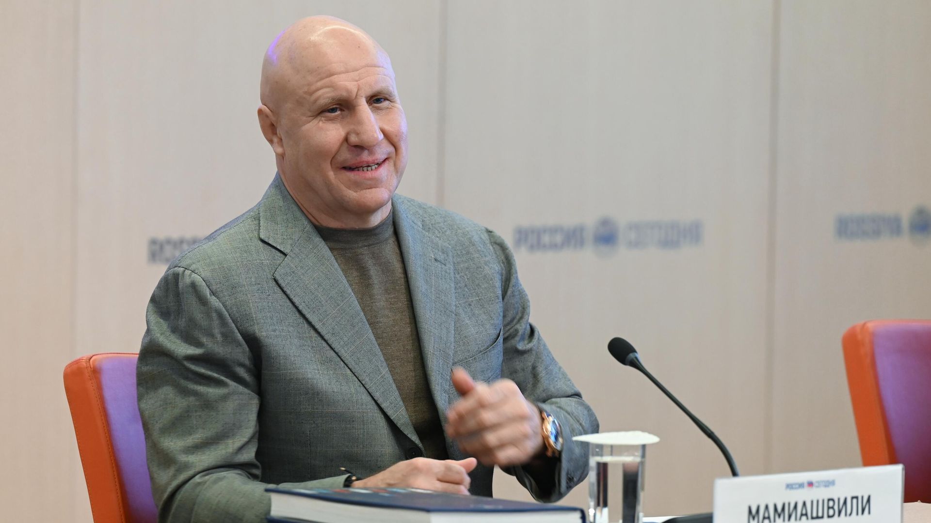 Олимпийский чемпион, президент Федерации спортивной борьбы России Михаил Мамиашвили Олимпийский чемпион, президент Федерации спортивной борьбы России Михаил Мамиашвили - РИА Новости, 1920, 21.03.2021