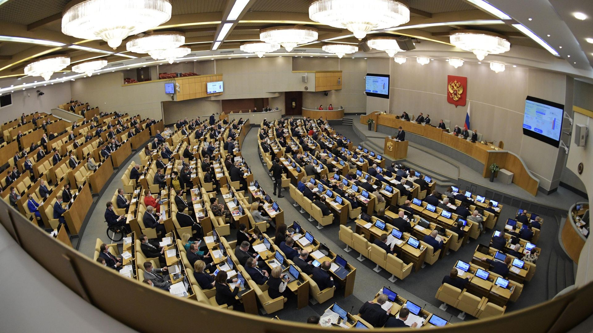 Пленарное заседание Госдумы РФ Пленарное заседание Госдумы РФ - РИА Новости, 1920, 01.06.2021
