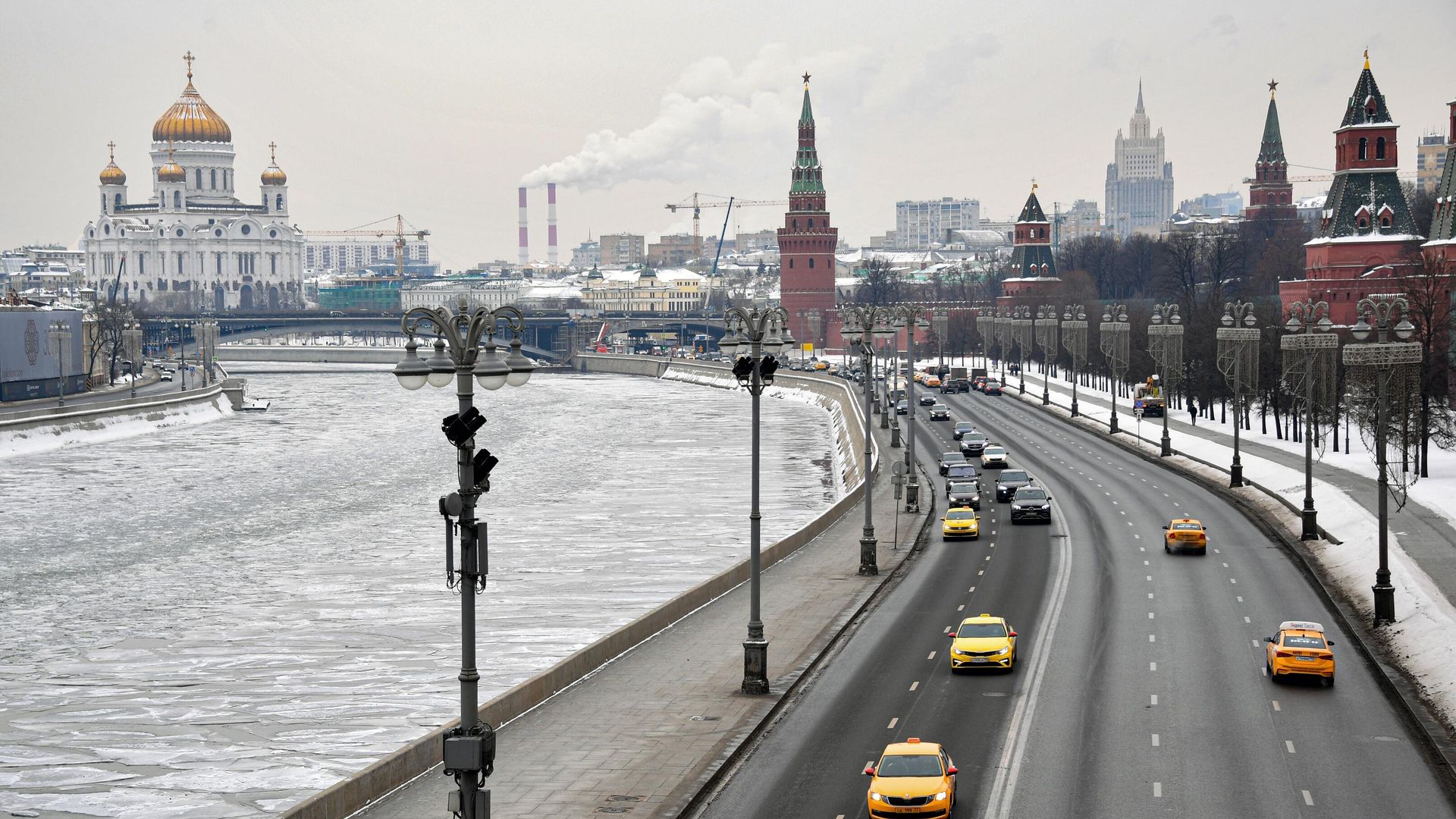 Храм Христа Спасителя и Архитектурный ансамбль Московского Кремля - РИА Новости, 1920, 05.03.2021