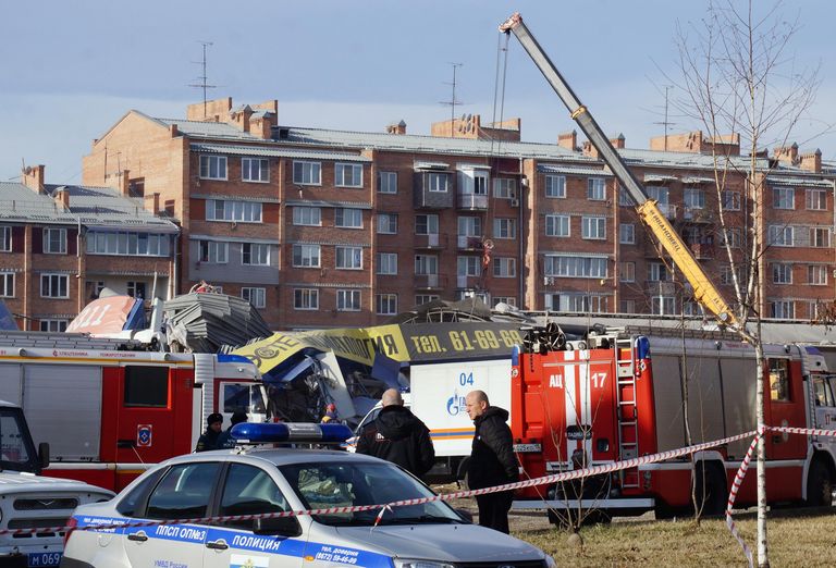 Ситуация на месте взрыва в супермаркете на улице Гагкаева во Владикавказе Ситуация на месте взрыва в супермаркете на улице Гагкаева во Владикавказе