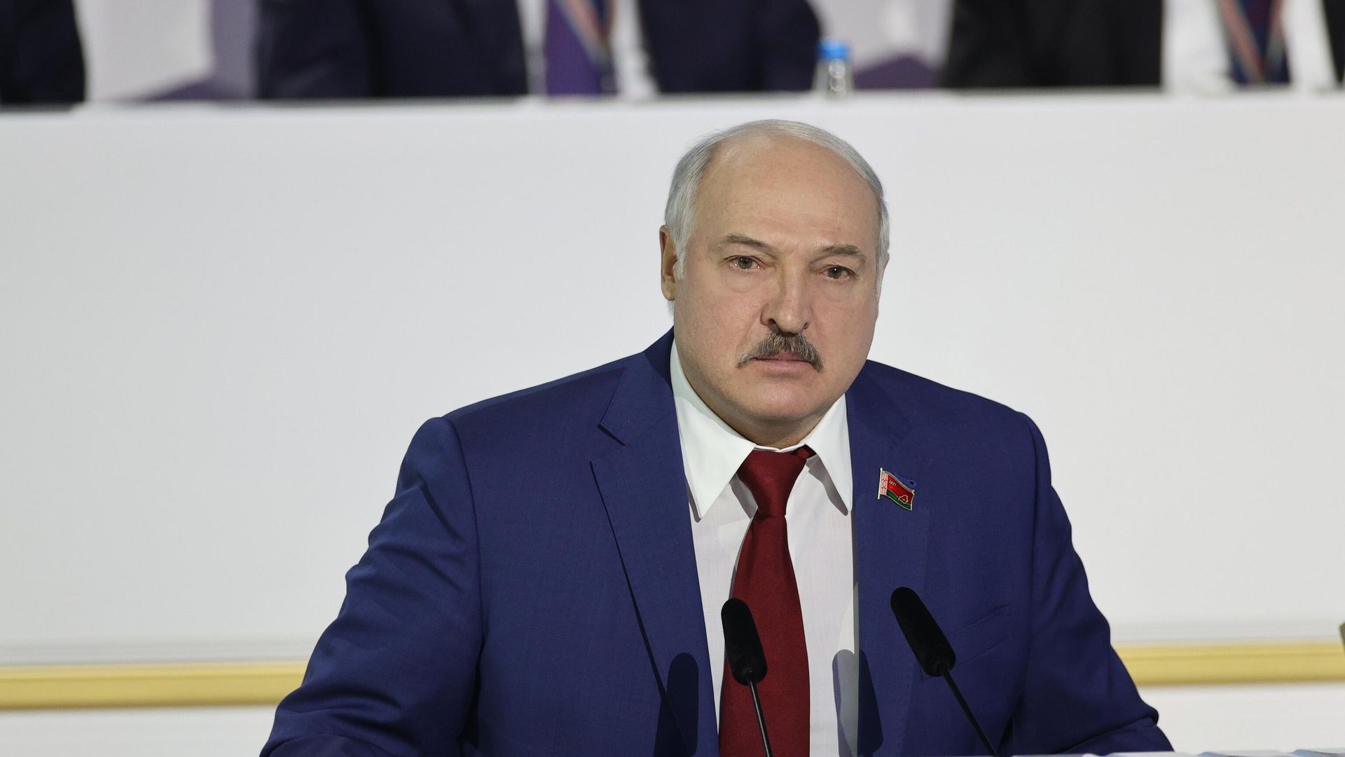 Президент Белоруссии Александр Лукашенко выступает на VI Всебелорусском народном собрании Президент Белоруссии Александр Лукашенко выступает на VI Всебелорусском народном собрании - РИА Новости, 1920, 24.05.2021