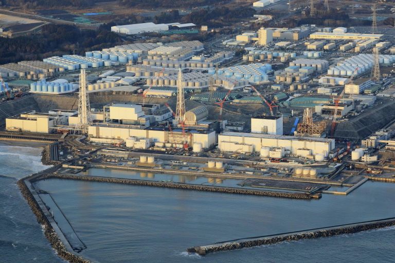 Атомная электростанция Фукусима-дайити в городе Окума, префектура Фукусима. 14 февраля 2021 года Атомная электростанция Фукусима-дайити в городе Окума, префектура Фукусима. 14 февраля 2021 года