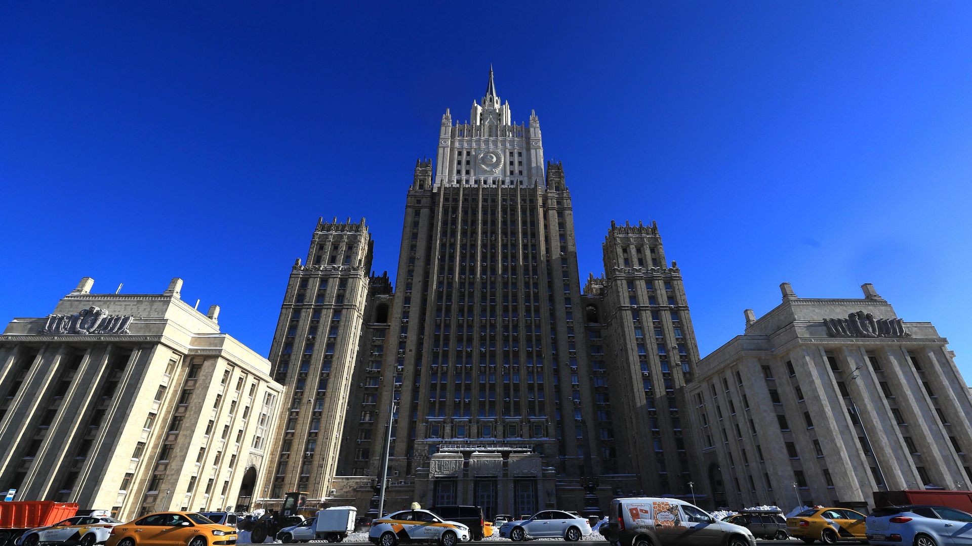 Здание Министерства иностранных дел РФ - РИА Новости, 1920, 11.01.2022