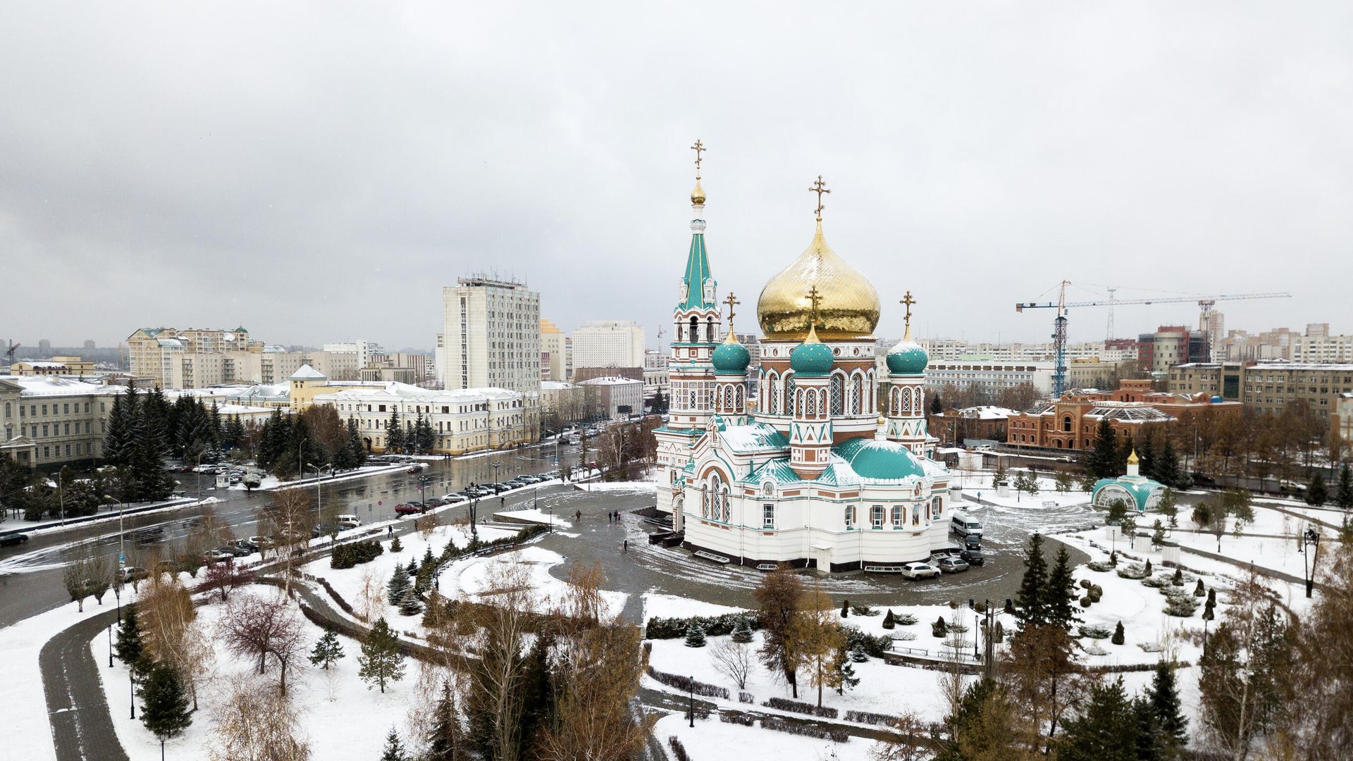 Успенский собор в Омске - РИА Новости, 1920, 19.12.2025
