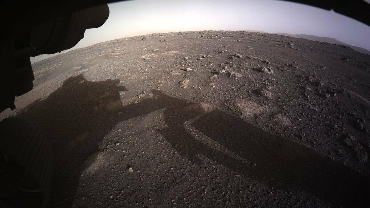 Фотографии, снятые исследовательским аппаратом NASA's Perseverance Mars Rover, который совершил посадку на Марсе в ночь на 19 февраля Фотографии, снятые исследовательским аппаратом NASA's Perseverance Mars Rover, который совершил посадку на Марсе в ночь на 19 февраля - РИА Новости, 1920, 20.02.2021