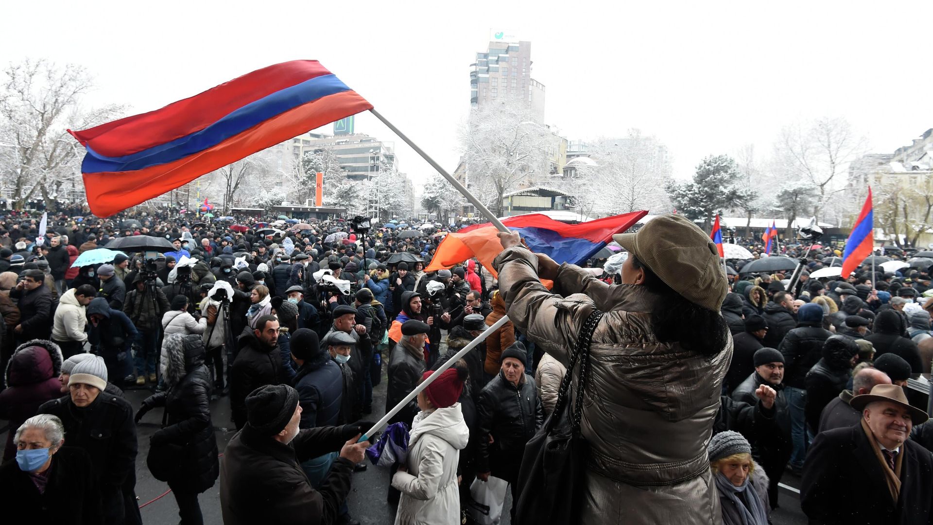 Акция протеста оппозиции в Ереване - РИА Новости, 1920, 22.02.2021