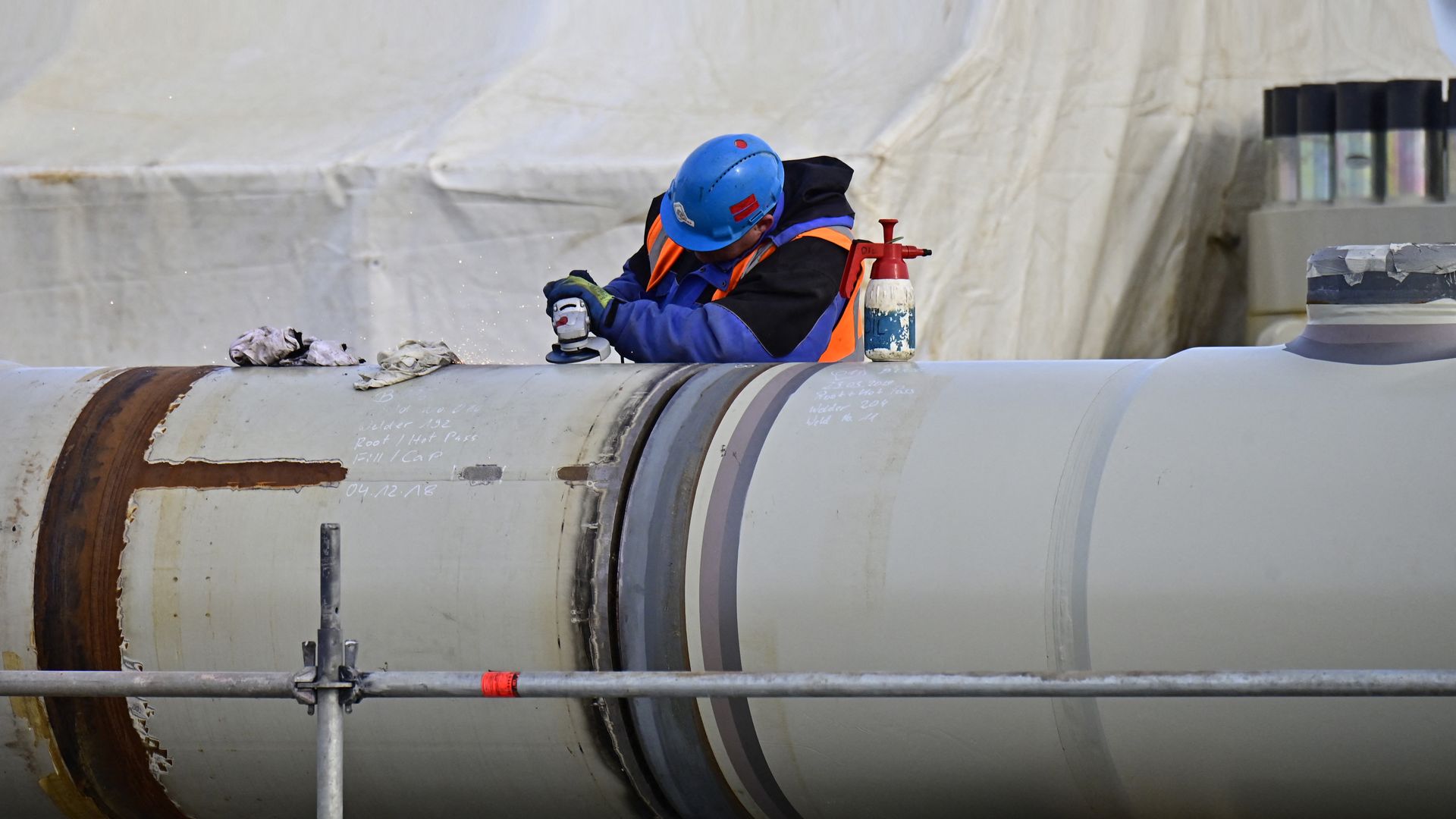 Строительство газопровода Северный поток-2 в Германии Строительство газопровода Северный поток-2 в Германии - РИА Новости, 1920, 22.02.2021