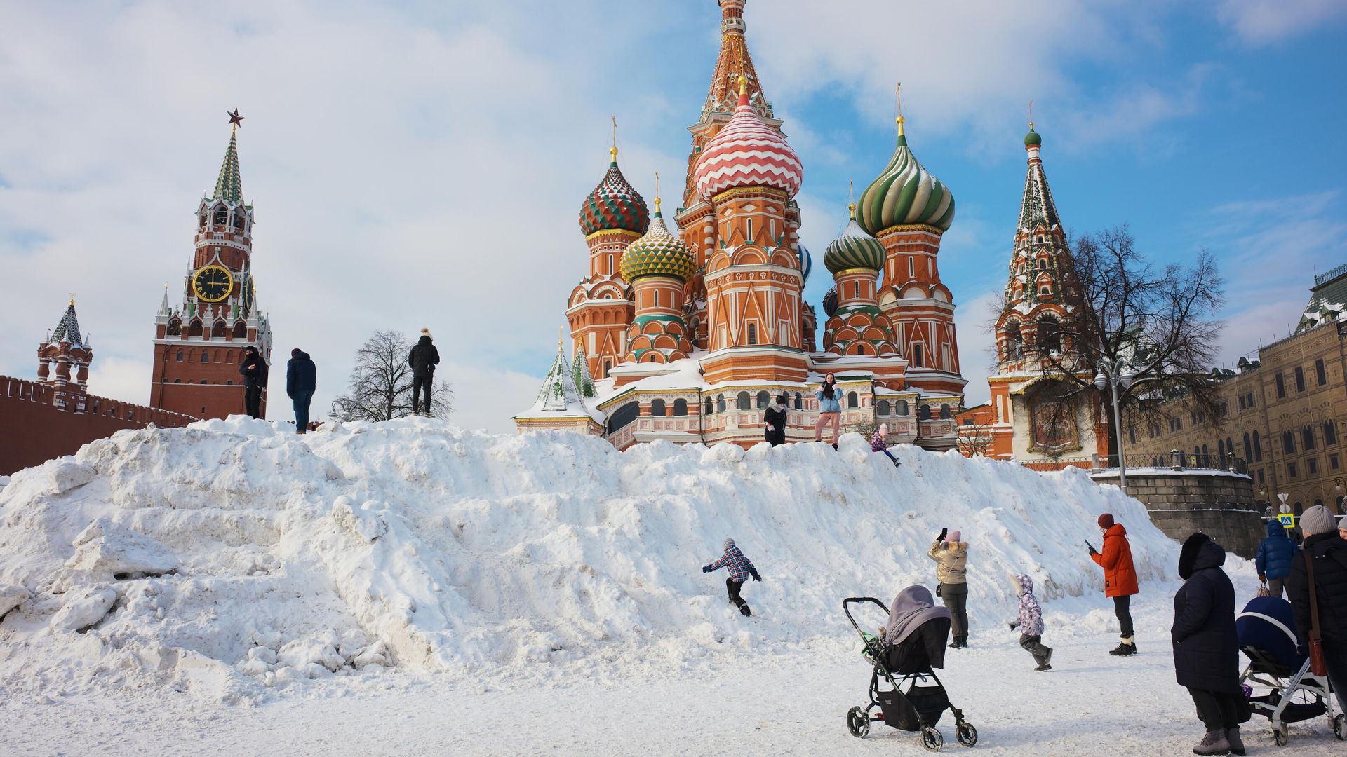 Зима в Москве - РИА Новости, 1920, 28.02.2021