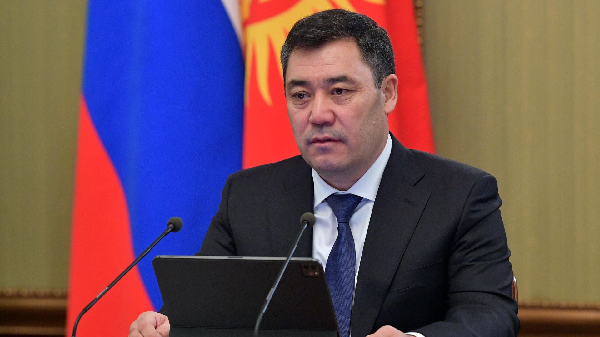 Президент Киргизии Садыр Жапаров Президент Киргизии Садыр Жапаров - РИА Новости, 1920