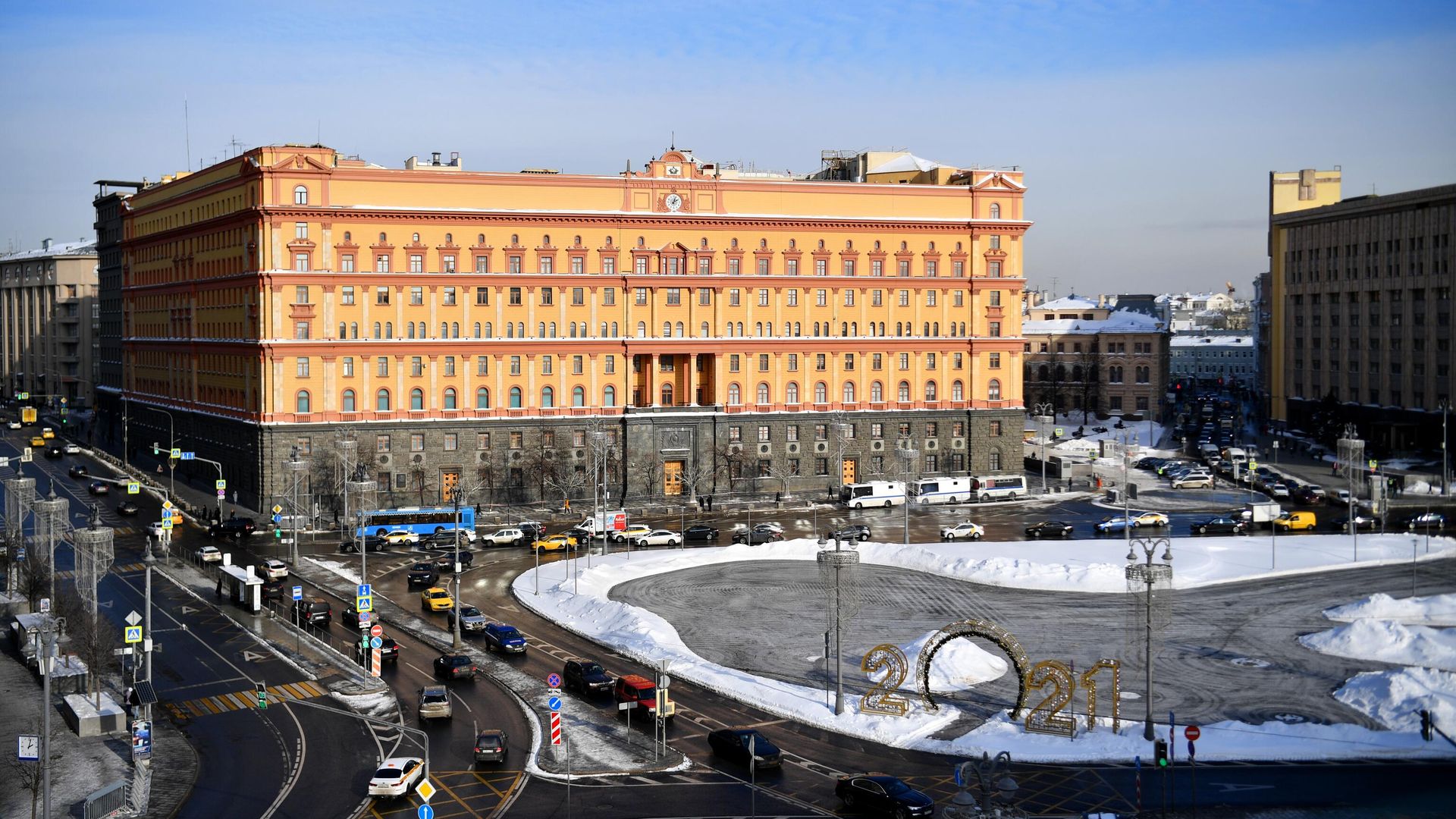 Здание Федеральной службы безопасности на Лубянской площади в Москве Здание Федеральной службы безопасности на Лубянской площади в Москве - РИА Новости, 1920, 28.02.2023