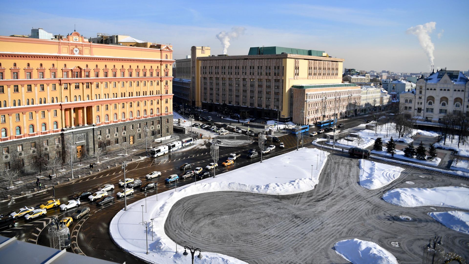 Лубянская площадь в Москве Лубянская площадь в Москве - РИА Новости, 1920, 16.01.2025