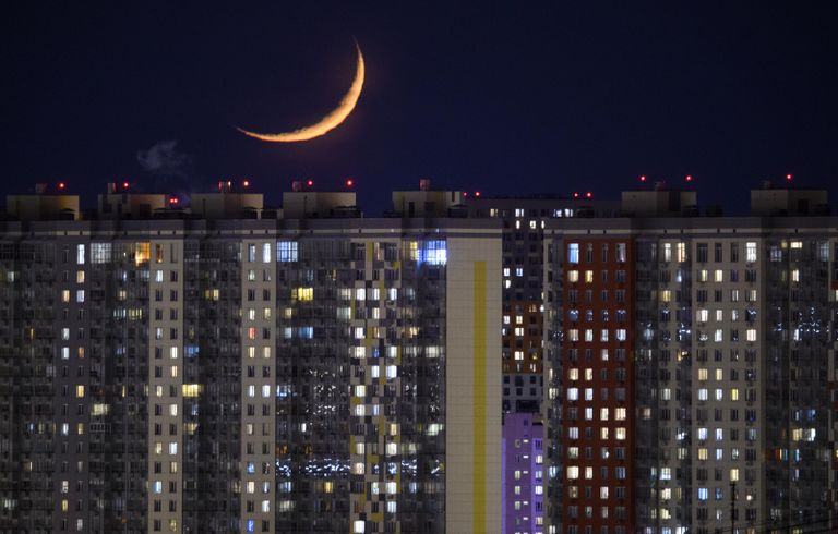 Жилые дома в микрорайоне Митино в Москве Жилые дома в микрорайоне Митино в Москве