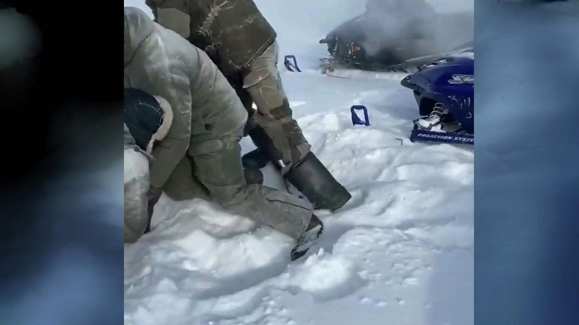 Кадр из видео процесса браконьерства в Тверской области Кадр из видео процесса браконьерства в Тверской области - РИА Новости, 1920, 28.02.2021