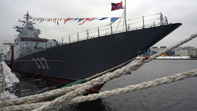 Корвет Гремящий на Судостроительном заводе Северная верфь в Санкт-Петербурге Корвет Гремящий на Судостроительном заводе Северная верфь в Санкт-Петербурге